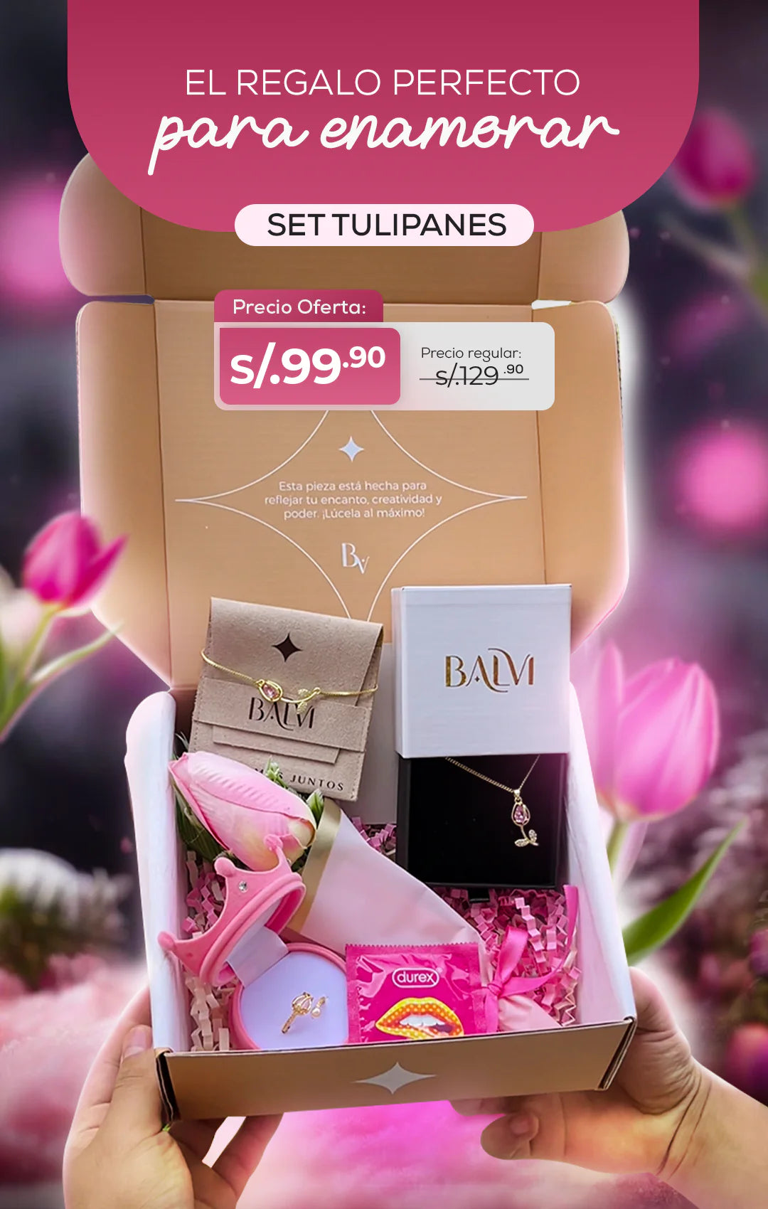 Set de Tulipanes - El mejor regalo para enamorar